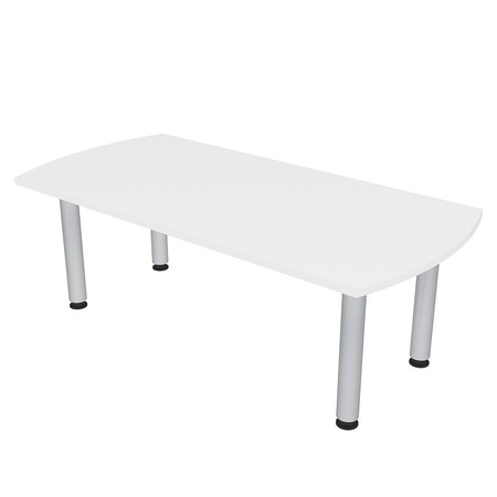 Skutchi Designs 33.5 in W, 59.5 in L, 29 in H, Engineered Wood Top, White HAR-AREC-34X60-PT-09
